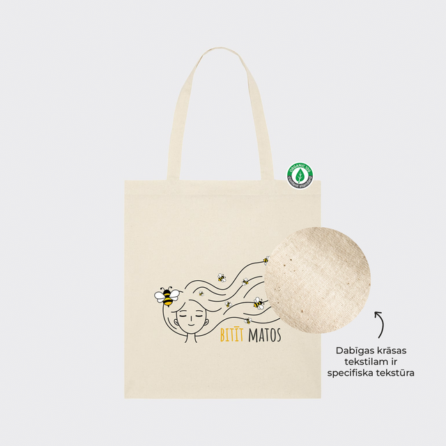Auduma maisiņš "Bitīt matos"