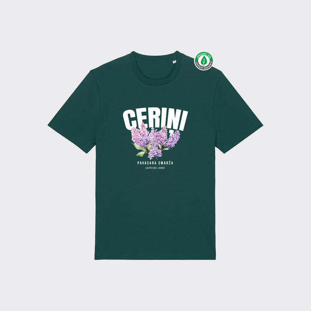 Organiskās kokvilnas T-krekls "Ceriņi"