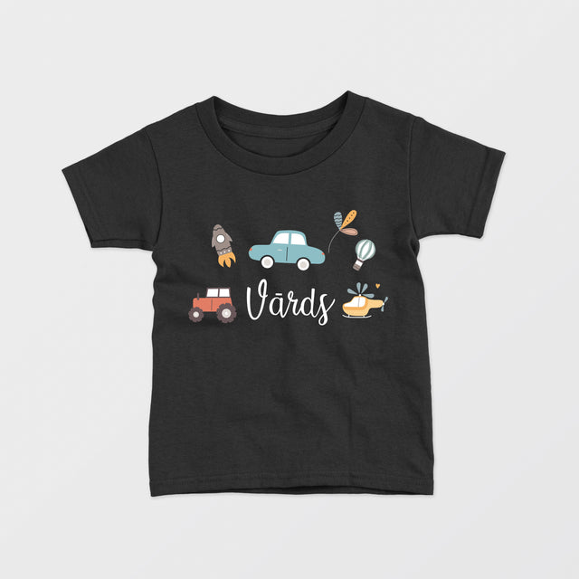 Zēnu t-krekls ar personalizējamu vārdu