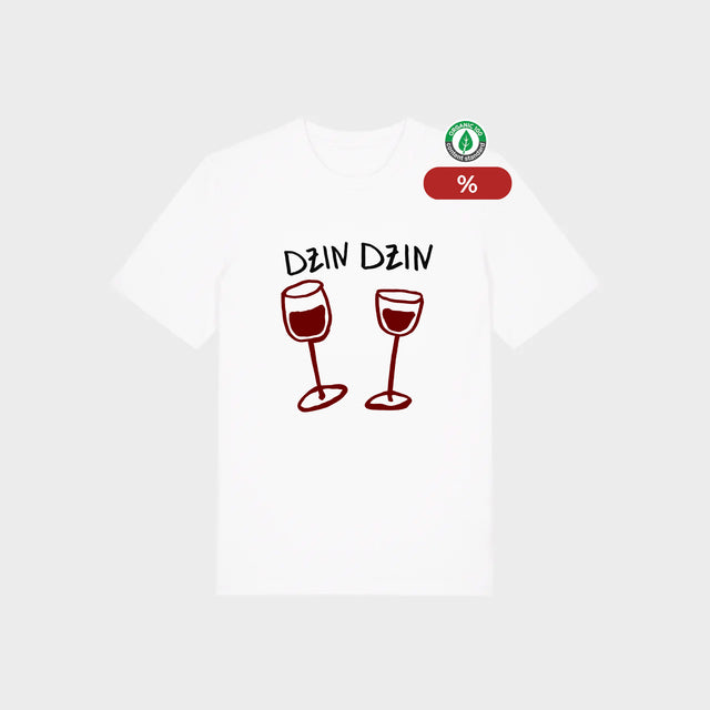 % Organiskās kokvilnas T-krekls "DZIN-DZIN 2"