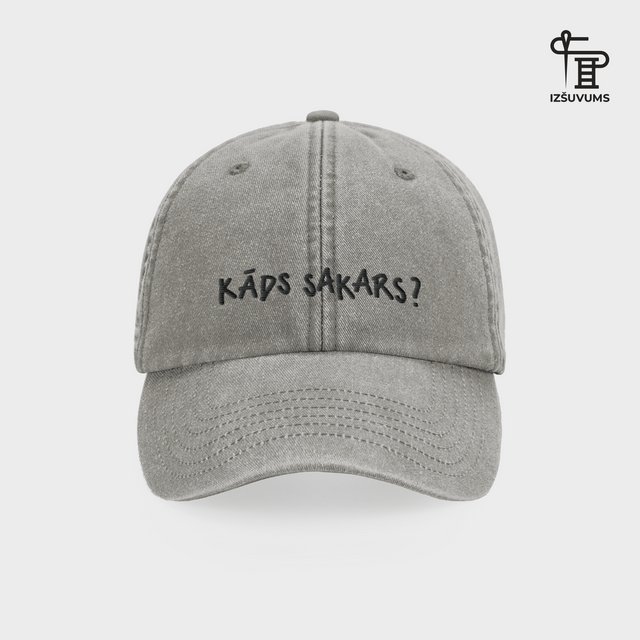 Izšūta cepure "Kāds sakars?"