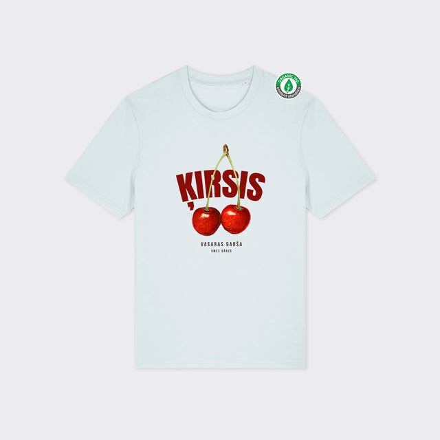 Organiskās kokvilnas T-krekls "ĶIRSIS"