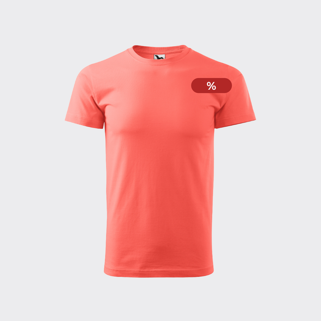 % Korallis Unisex M Izmēra T-krekls ar tavu dizainu