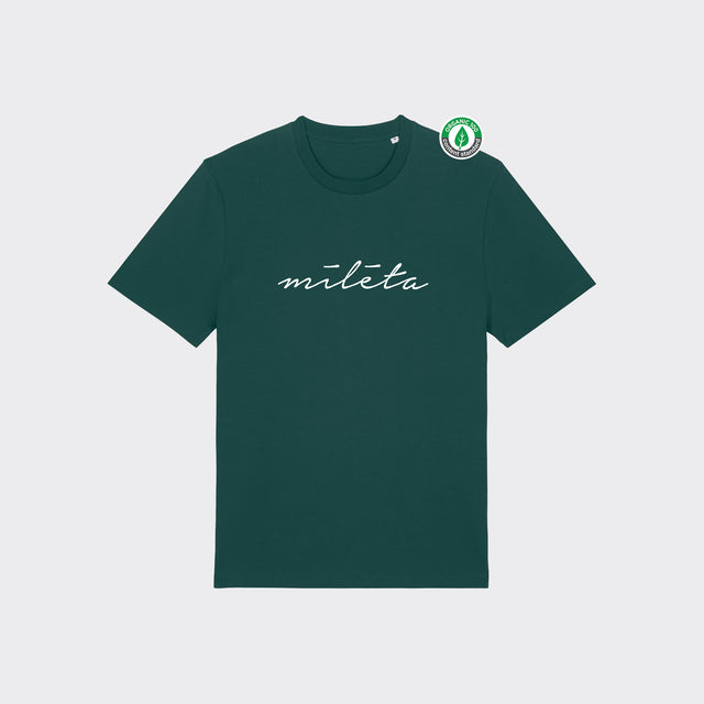 Organiskās kokvilnas T-krekls "Mīlēta"