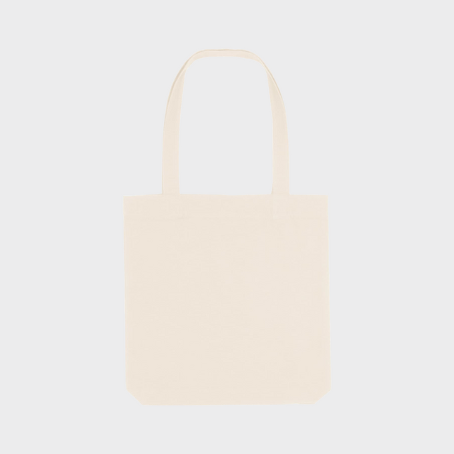 Organiskās kokvilnas auduma maisiņš Tote Bag