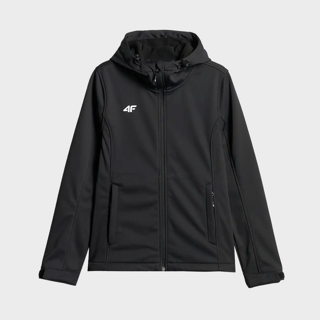4F sieviešu softshell jaka ar kapuci