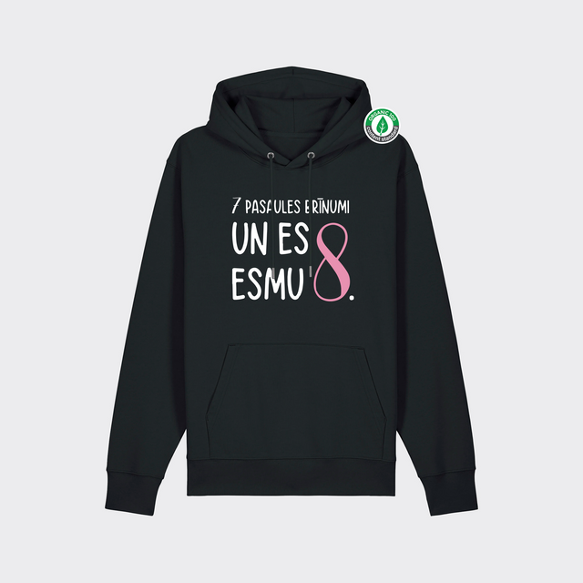 Organiskās kokvilnas hūdijs "7 pasaules brīnumi un es esmu 8."