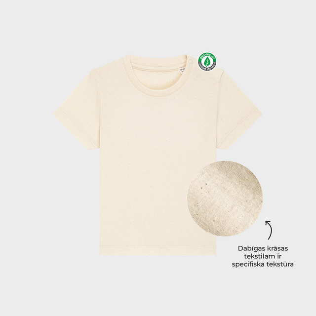 Organiskās kokvilnas mazuļu T-Krekls Baby Creator