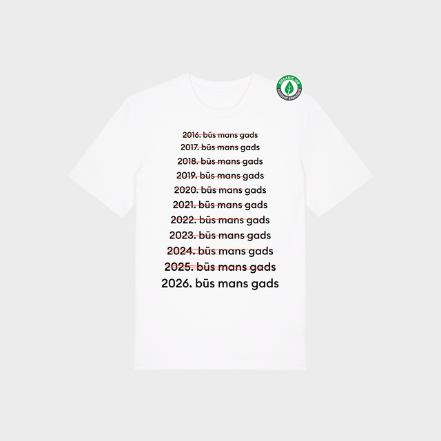 Organiskās kokvilnas T-krekls "2026. būs mans gads"