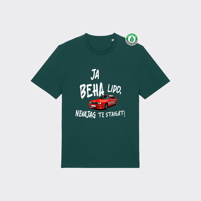 Organiskās kokvilnas T-krekls "Beha lido"