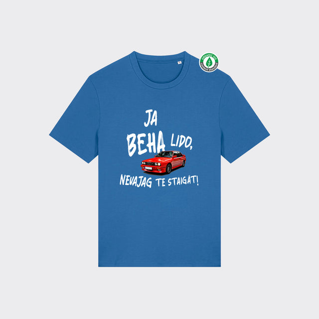 Organiskās kokvilnas T-krekls "Beha lido"