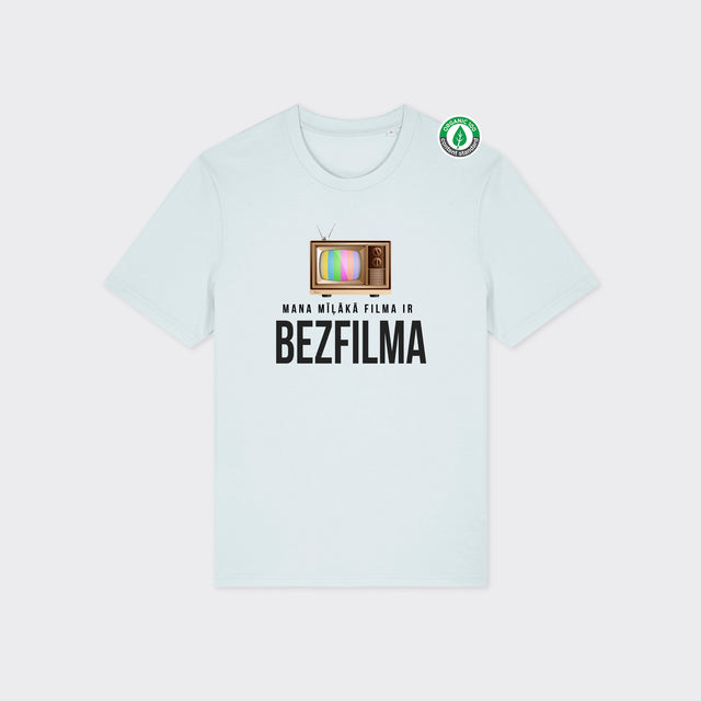 Organiskās kokvilnas T-krekls "Bezfilma"