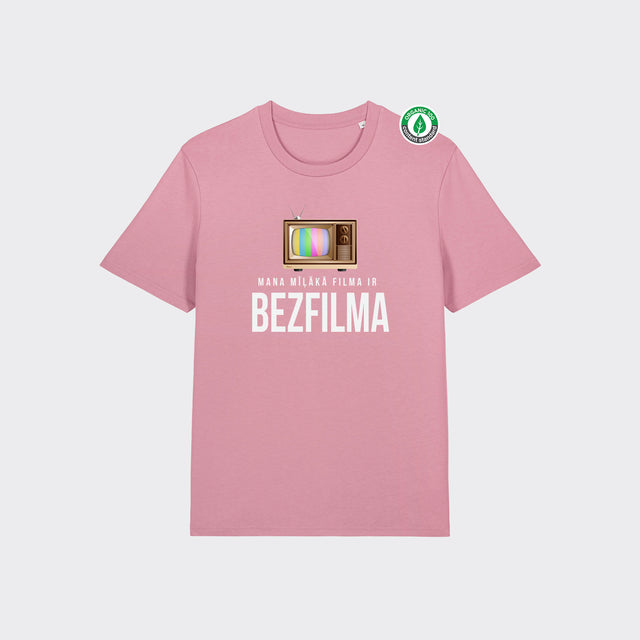 Organiskās kokvilnas T-krekls "Bezfilma"