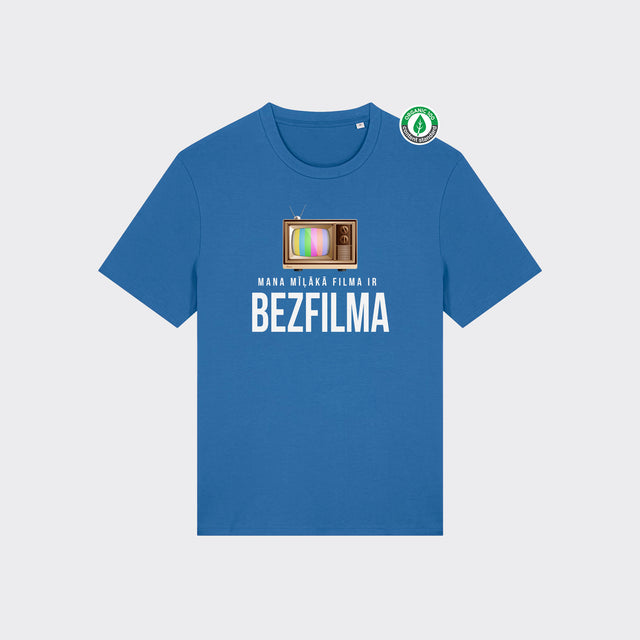 Organiskās kokvilnas T-krekls "Bezfilma"