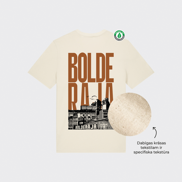 Organiskās kokvilnas T-krekls "Bolderāja"