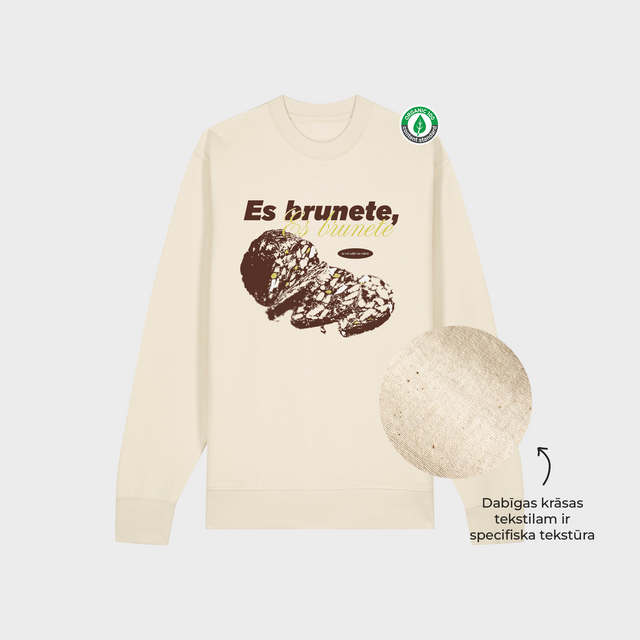 Organiskās kokvilnas džemperis "Brunete"