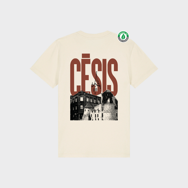 Organiskās kokvilnas bērnu T-krekls "Cēsis"