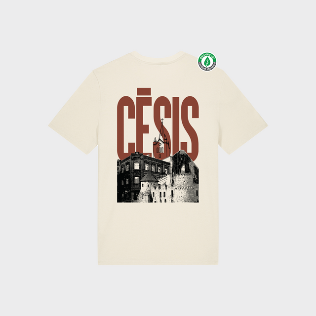 Organiskās kokvilnas T-krekls "Cēsis"