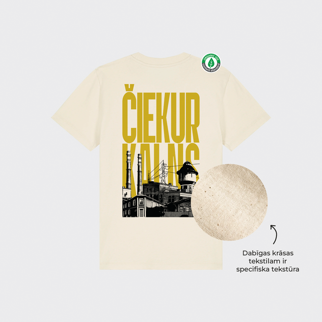 Organiskās kokvilnas bērnu T-krekls "Čiekurkalns"