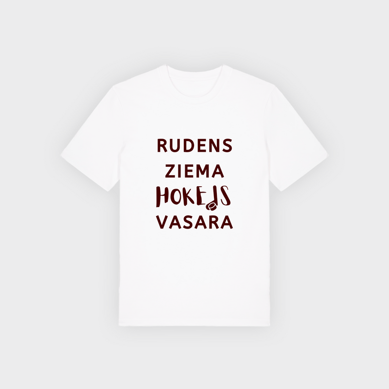 % M izmērs , T-krekls " Rudens, Ziema, hokejs, vasara"