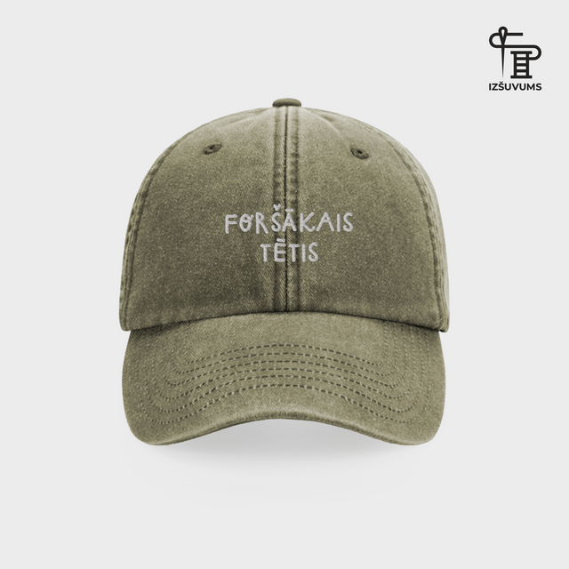 Izšūta cepure "Foršākais tētis"