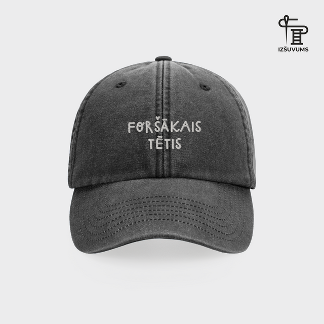 Izšūta cepure "Foršākais tētis"