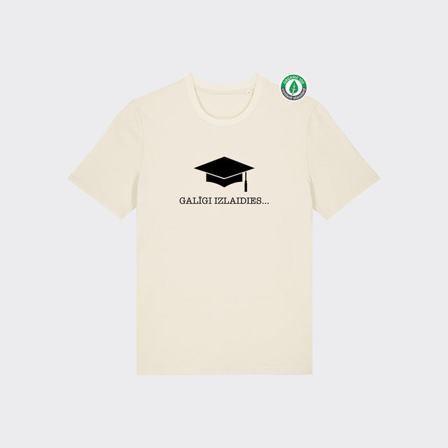 Organiskās kokvilnas T-krekls "Galīgi izlaidies"
