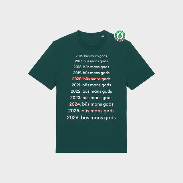 Organiskās kokvilnas T-krekls "2026. būs mans gads"