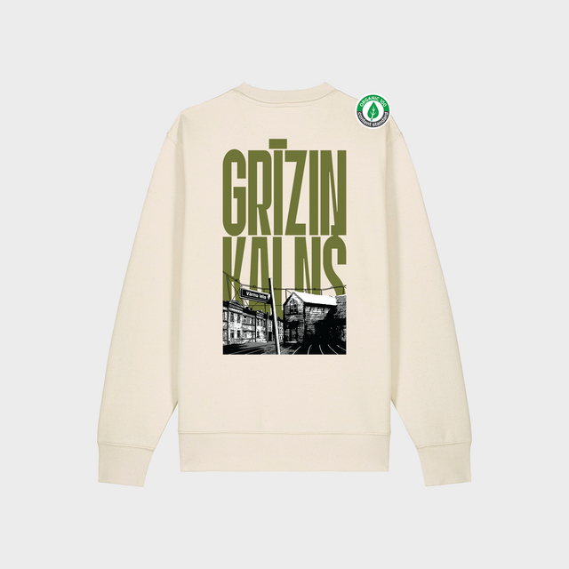 Organiskās kokvilnas džemperis "Grīziņkalns"