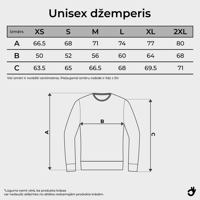 Unisex džemperis "Milda"