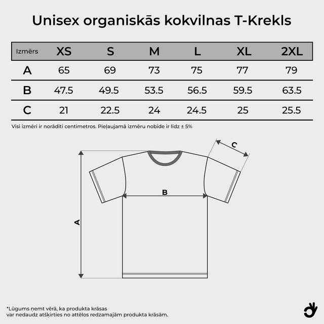 Organiskās kokvilnas T-krekls "Zvaigznājs - Auns"