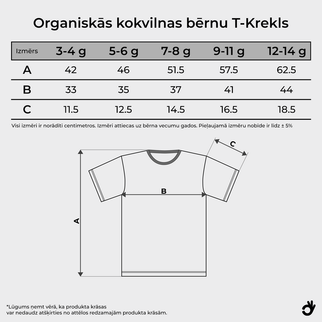 Organiskās kokvilnas komplekts "BOSI" (T-krekls + bērnu T-krekls)
