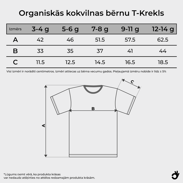 Organiskās kokvilnas bērnu T-krekls "Mini BOSS"