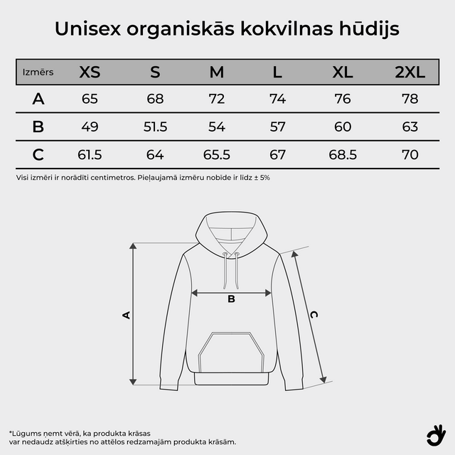 Organiskās kokvilnas hūdijs