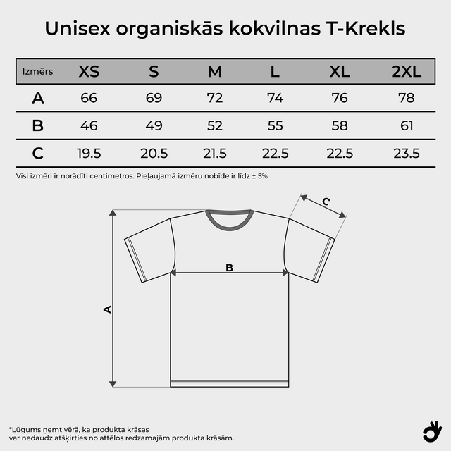 Organiskās kokvilnas T-krekls "Rīga"