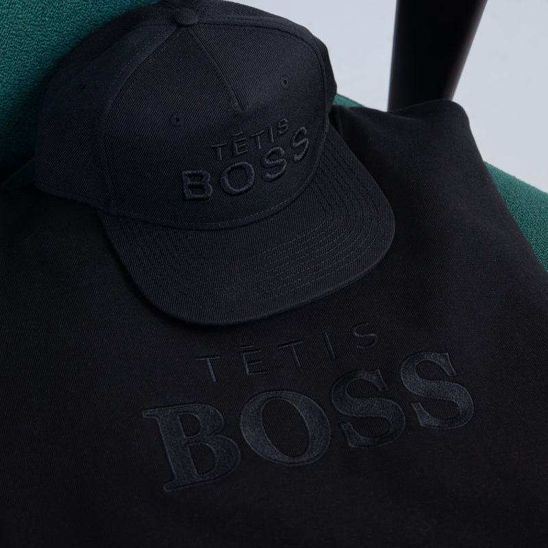 Izšūts organiskās kokvilnas džemperis "Tētis BOSS"