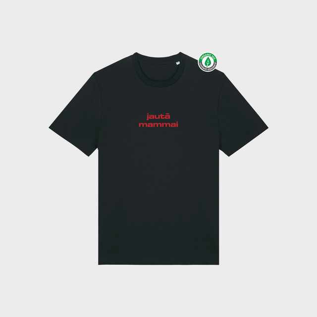 Organiskās kokvilnas T-krekls "Jautā mammai"
