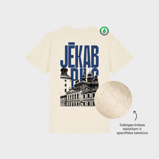 Organiskās kokvilnas bērnu T-krekls "Jēkabpils"
