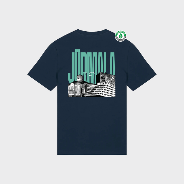 Organiskās kokvilnas T-krekls "Jūrmala"