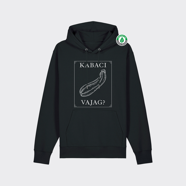 Organiskās kokvilnas hūdijs "Kabaci Vajag?"