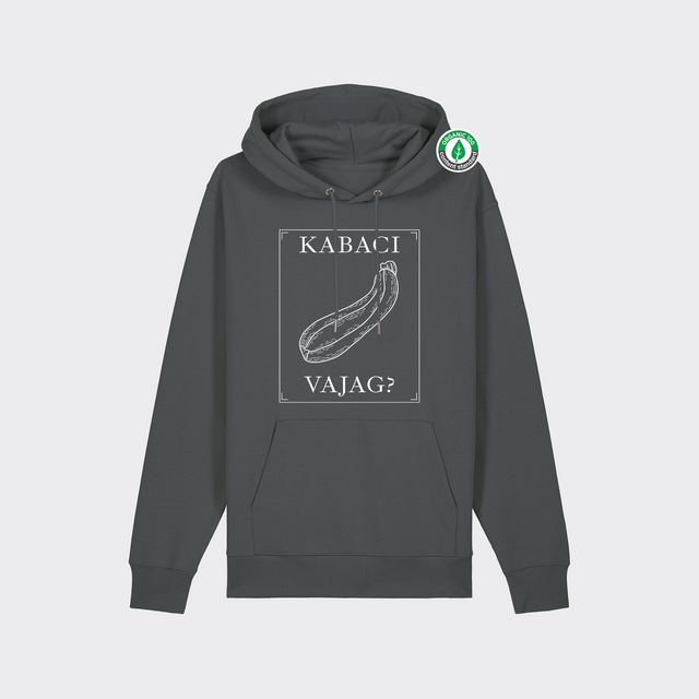 Organiskās kokvilnas hūdijs "Kabaci Vajag?"