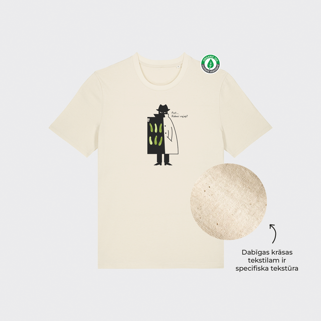 Organiskās kokvilnas T-krekls "Kabaču dīleris"