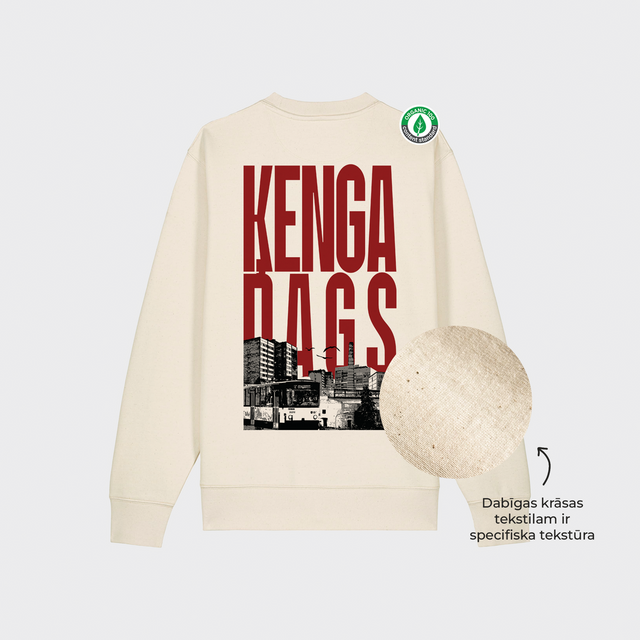 Organiskās kokvilnas džemperis "Ķengarags"