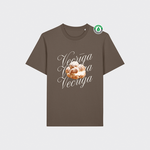 Organiskās kokvilnas T-krekls "Kūciņa Vecrīga"