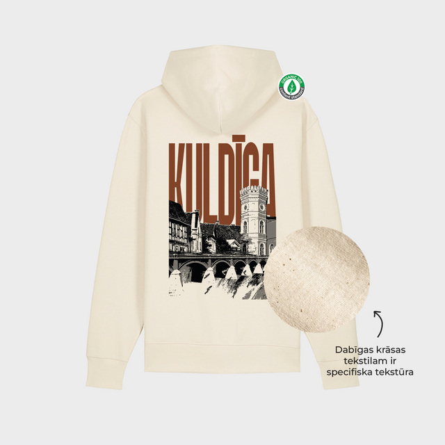 Organiskās kokvilnas hūdijs "Kuldīga"