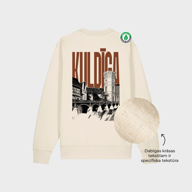 Organiskās kokvilnas džemperis "Kuldīga"