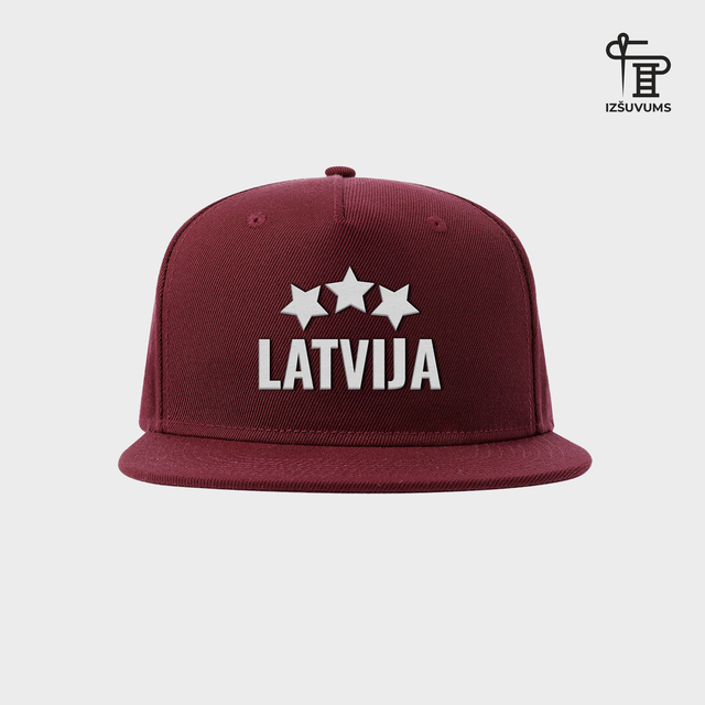 Izšūta cepure "LATVIJA"
