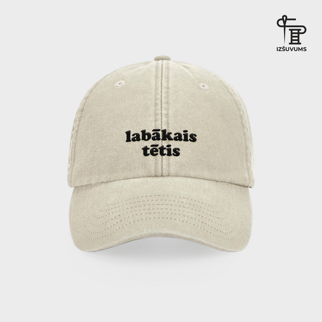 Izšūta cepure "Labākais tētis"