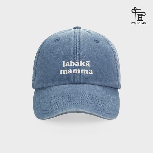 Izšūta cepure "Labākā mamma"