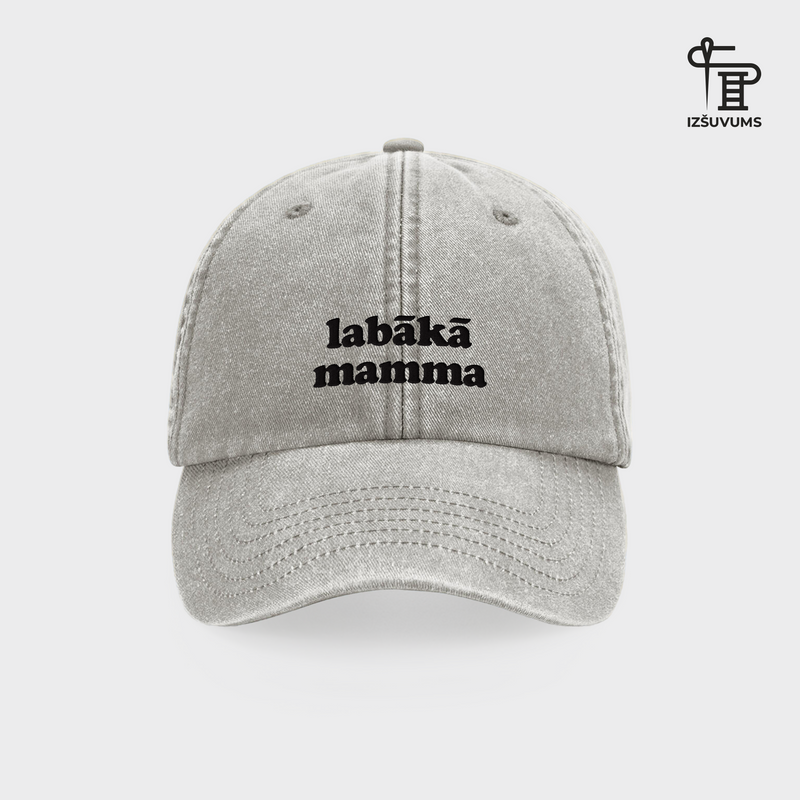 Izšūta cepure "Labākā mamma"